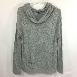 Inspired Hearts Gray Cowl Neck Sweater